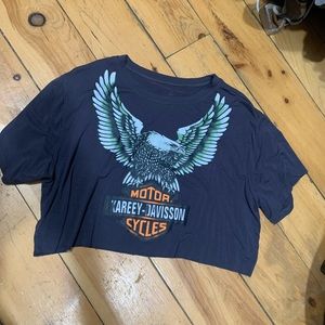Harley Davidson Crop Tshirt